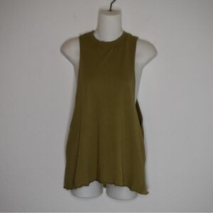 Out From Under For Urban Outfitters Green Muscle Tank Size Small